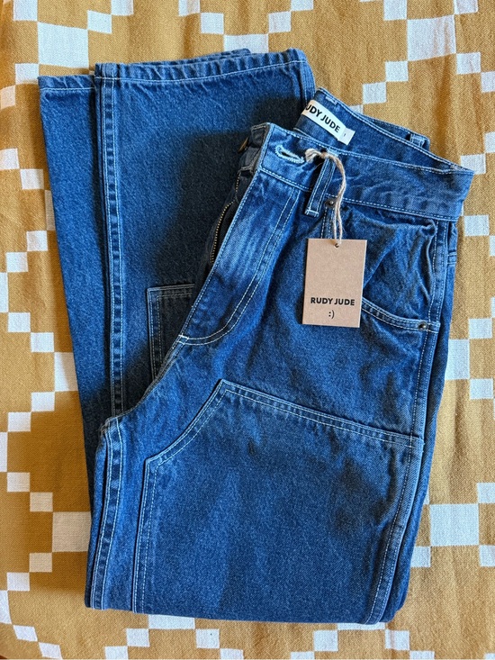 Rudy Jude Denim - Rudy Jude Adult Utility Jeans - Tumbled Classic Indigo (with OG patch) size 1